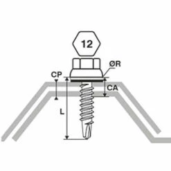 SCELL-IT 100 Vis Pour Bacs Acier D. 6,3 Mm L. 22 Mm ZAMATOP-CR TH12 Pour Le Couturage - RAL 8012 9 SCELL-IT 100 Vis Pour Bacs Acier D. 6,3 Mm L. 22 Mm ZAMATOP-CR TH12 Pour Le Couturage - RAL 8012 -SCELL-IT Soldes Magasin 71538947 3