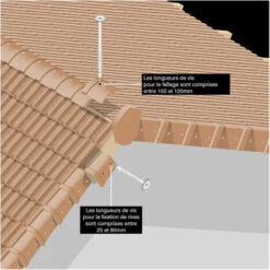 SCELL-IT 100 Vis étanches Pour Tuiles D. 4,5 L. 120 Mm RIDGETOP-W Pour Le Bois 10 SCELL-IT 100 Vis étanches Pour Tuiles D. 4,5 L. 120 Mm RIDGETOP-W Pour Le Bois -SCELL-IT Soldes Magasin 71538954 4