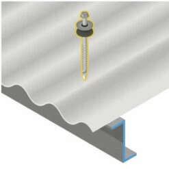 SCELL-IT 100 Vis étanches Pour Fibres-ciment D. 6,3 Mm L. 105 Mm FIBROTOP-Z TH8 Pour Le Zed -SCELL-IT Soldes Magasin 71539019 2