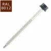 SCELL-IT 100 Vis Pour Bacs Acier D. 6,3 Mm L. 150 Mm ZAMATOP-W TH12 Pour Le Bois - RAL 8012 -SCELL-IT Soldes Magasin 71539024 1