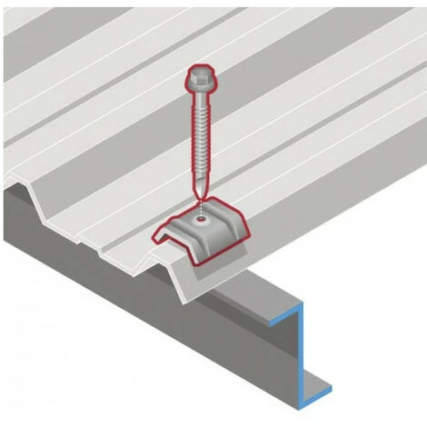 SCELL-IT 100 Vis Pour Bacs Acier D. 6,3 Mm L. 125 Mm ZAMATOP-Z TH12 Pour Le Zed - RAL 8012 4 SCELL-IT 100 Vis Pour Bacs Acier D. 6,3 Mm L. 125 Mm ZAMATOP-Z TH12 Pour Le Zed - RAL 8012 – Image 2