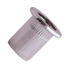 100 écrous à Sertir Crantés Alu TP, D. M8 X 20 Mm - EAD0855 - Scell-it